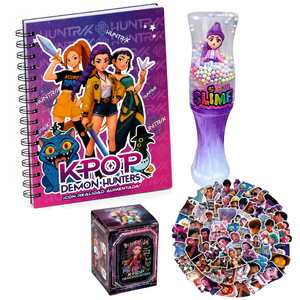 Box Regalo Papelería Huntrix De Las Guerreras Del Kpop Rumi