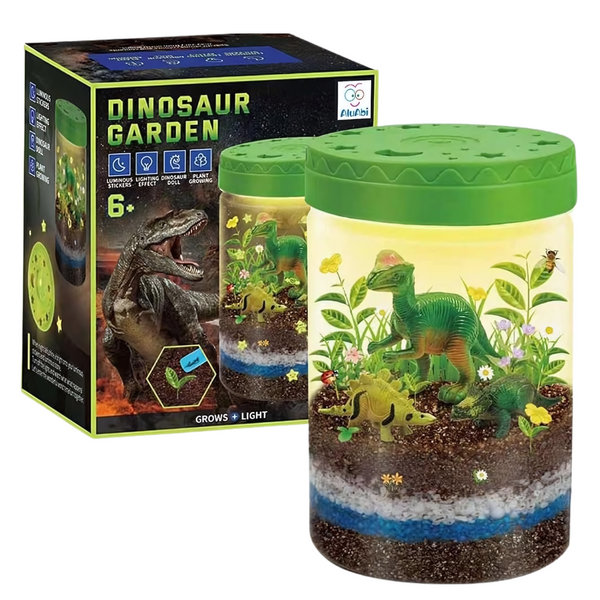 Terrario Dinosaurio Experimentos Para Niños Proyecto Plantas