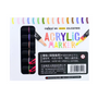 Marcadores Acrílicos Colores Pastel 8 Plumones Doble Punta