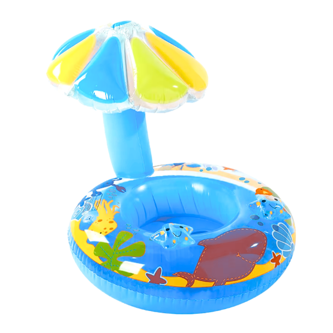 Flotador Inflable Para Niños Con Sombrilla