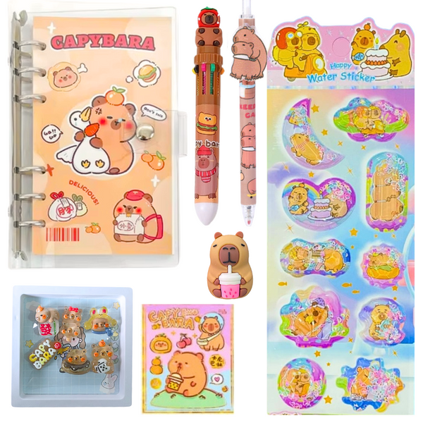 Papelería Capibara Box Medium Capybara Kawaii