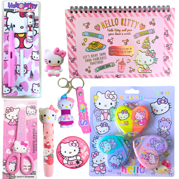 Box de Papelería Kawaii  Hello Kitty