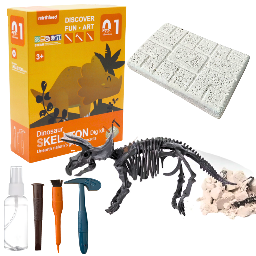 Juego De Arqueología Esqueleto Dinosaurio Fosil Para Niños