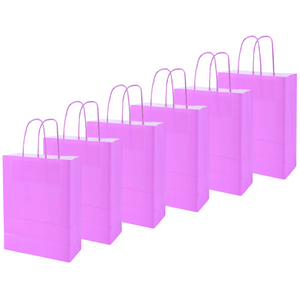 Bolsas De Papel Regalo Kraft Con Manilla Pack 12