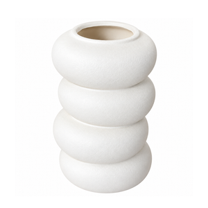 Jarrón Florero Decorativo Cerámica Moderno Mate 23,5 Cm