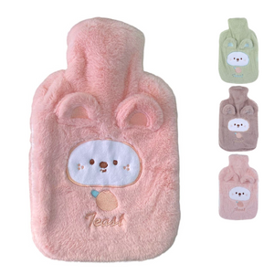 Guatero Con Funda Felpa 2 Lts Bolsa Agua Caliente Kawaii