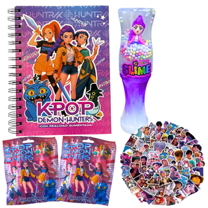 Box Regalo Papelería Huntrix De Las Guerreras Del Kpop Rumi