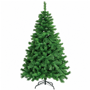Árbol de Navidad Artificial 180 cm Verde Frondoso Tipo Pino