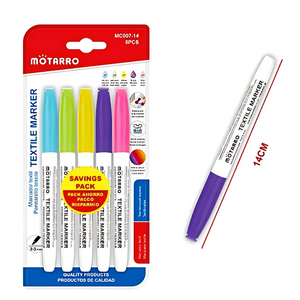 Plumones Para Tela Rotuladores Textil Resistente Al Agua