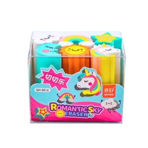 Pack 6 Gomas De Borrar Infantiles Kawaii