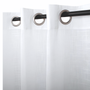 Cortina Visillo Velo Lino 140x240 Cm Set De 2 Paños