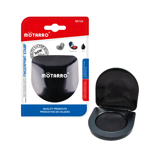 Huellero Dactilar Con Tinta Negra