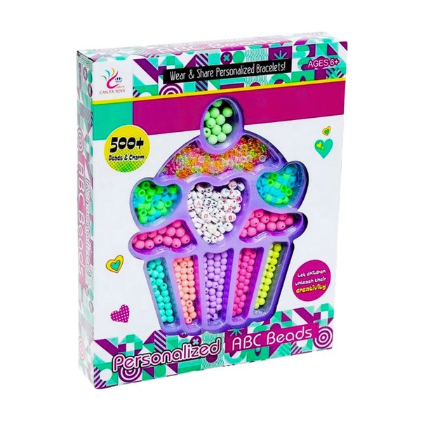 Set Para Hacer Pulseras Y Collares Juguete Kit Cuentas