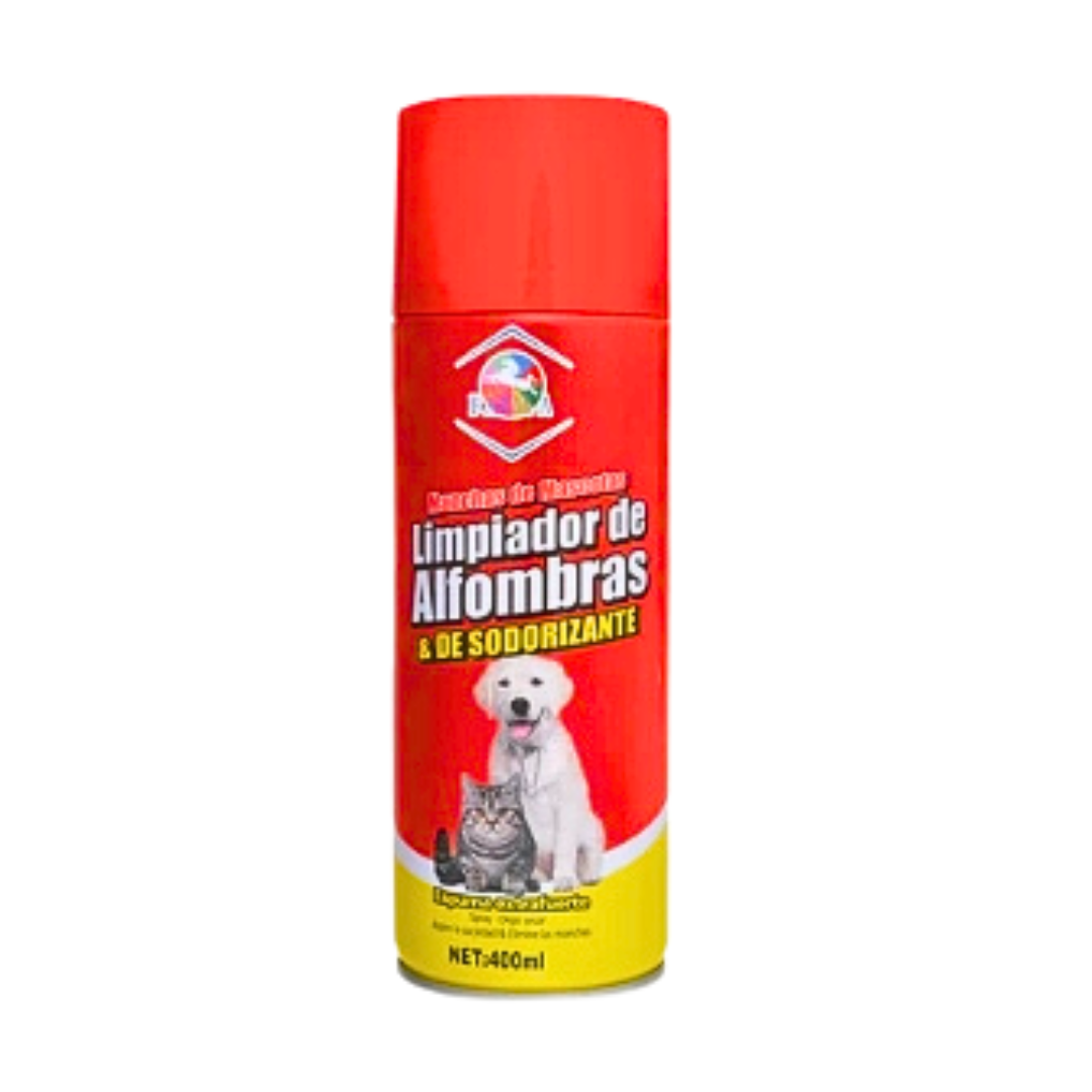 Limpiador De Alfombras Para Mascotas Y Hogar Spray 400ml