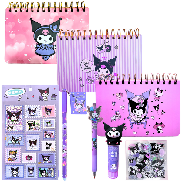 Box Small Regalo Papelería Kawaii Kuromi