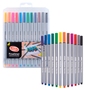 Lápices Tiralíneas Fineliner Colores 0.4 Mm Set De 12