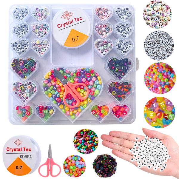 Kit De Pulseras Y Collares Medium Set Manualidades Para Niña