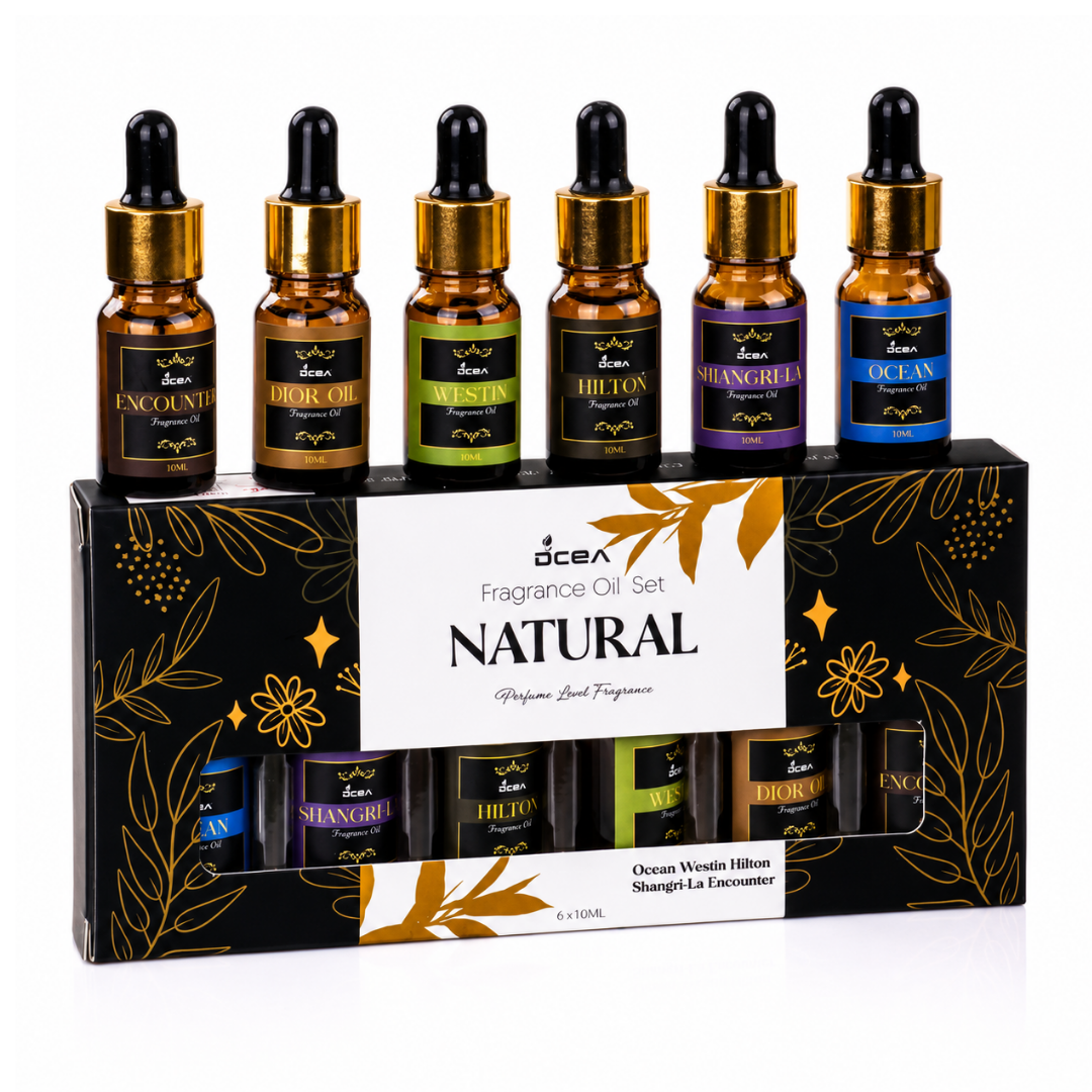 Aceites Esenciales Aromático Para Difusor Pack 6 Aromas 10ml
