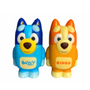 Juguete Bluey Y Bingo Squishy Antiestrés Set De 2