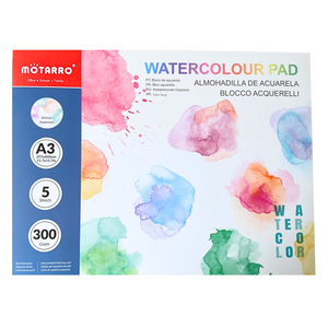 Block Para Acuarela A3 Croquera 300gsm 5 Hojas