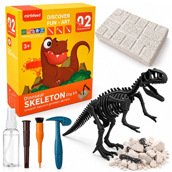 Juego De Arqueología Esqueleto Dinosaurio Fósil Para Niños