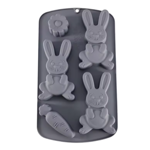 Molde De Silicona Conejo De Pascua