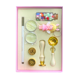 Kit Sello Para Lacre - Cera, Timbre Y Accesorios Vintage