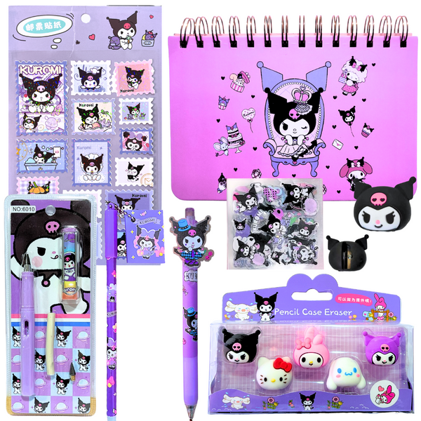 Box Regalo con Planificador Semanal Papelería Kuromi