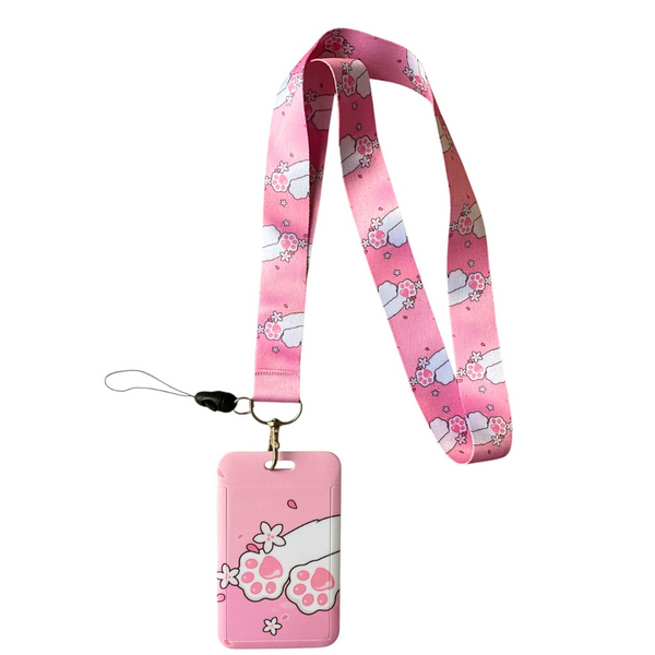 Lanyard Cinta Colgante + Portacredencial Tierno Kawaii