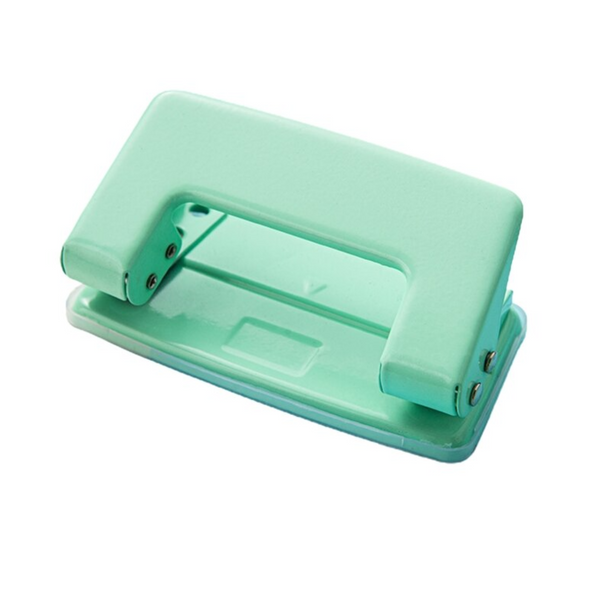Perforadora De Papel Mediana Kawaii Colores Pasteles