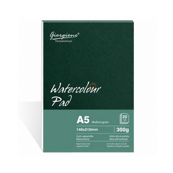 Croquera Block para Acuarela A5 300gsm con Algodón