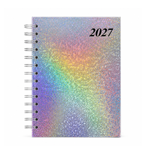 Agenda 2027 A5 Anillada Tapa Dura Planner Con Elástico