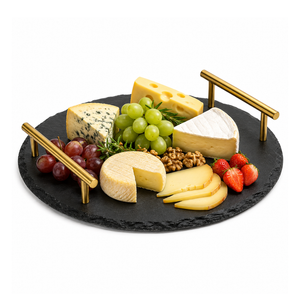 Tabla Cocktail Pizarra 25cm Para Quesos Aperitivos Y Picoteo
