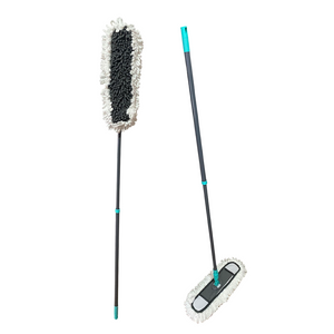 Trapero D Microfibra Con Mango Extensible Y Cabezal Flexible