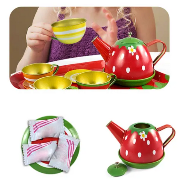 Tazas De Té Metálicas De Juguete Didáctico Infantil