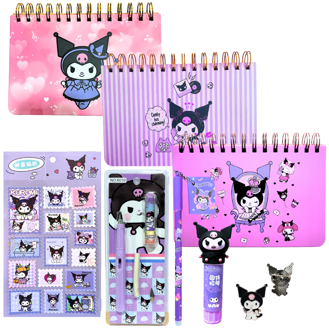 Box Small Regalo Papelería Kawaii Kuromi