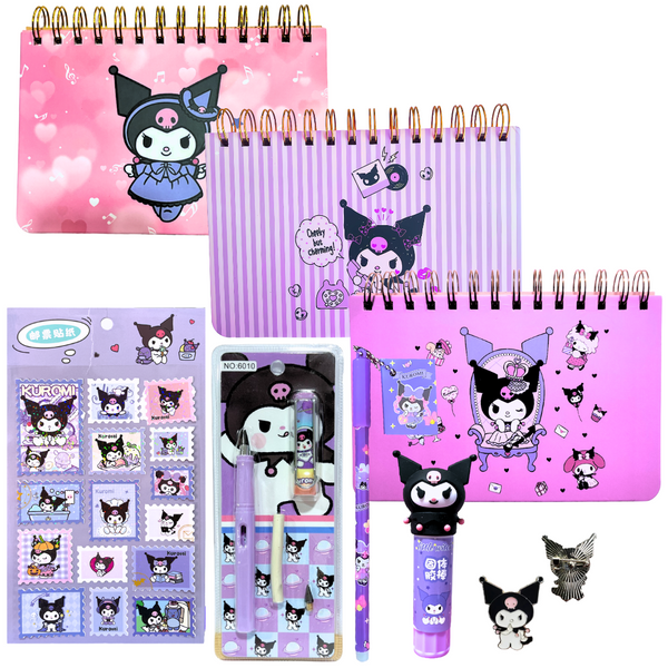 Box Small Regalo Papelería Kawaii Kuromi