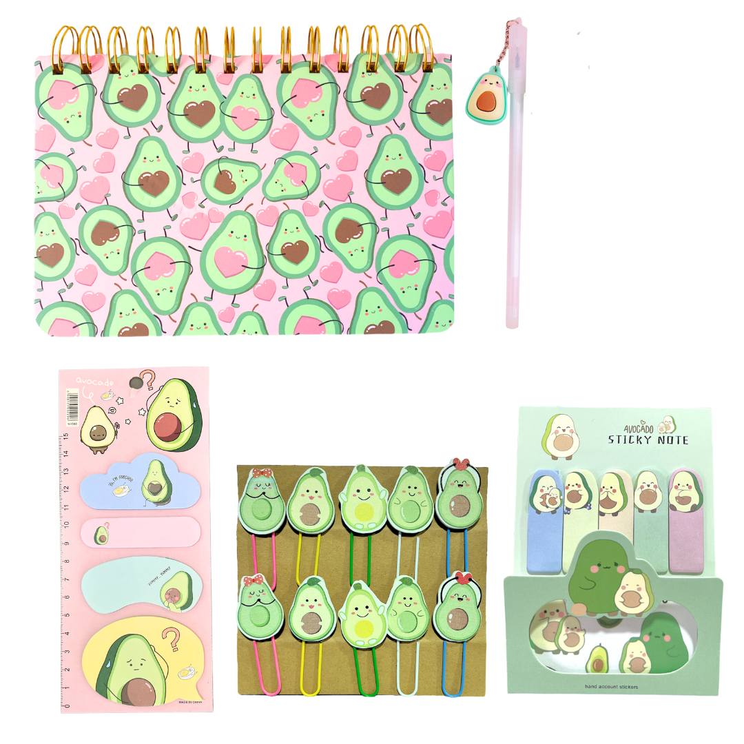 Set Planner Mas Accesorios - Papelería Kawaii