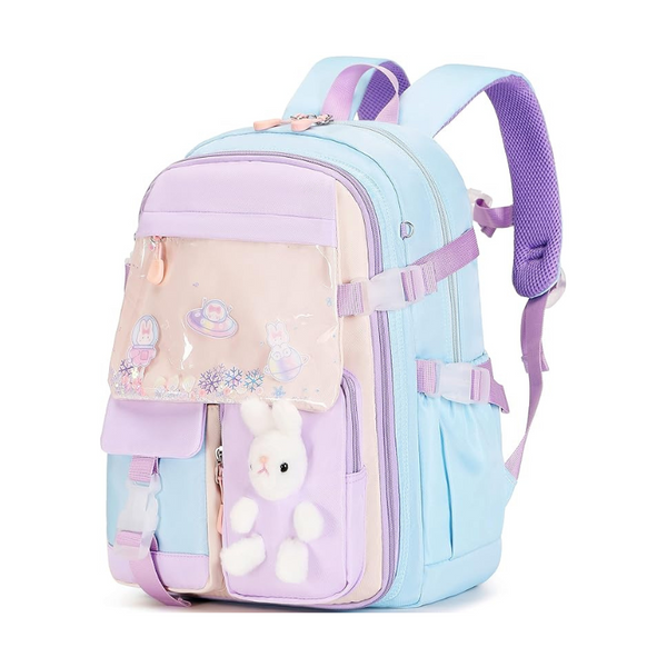 Mochila Kawaii Bolso Escolar Colores Pasteles Waterproof