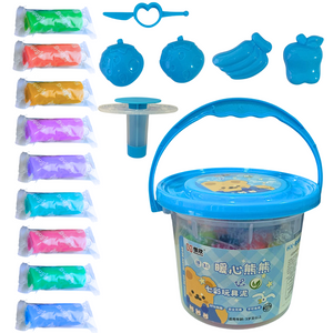 Kit Arcilla Infantil Kawaii Masa De 18 Colores Para Moldear