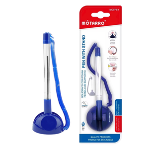 Bolígrafo Tinta Gel 1.0mm Con Base Adhesiva Para Escritorio