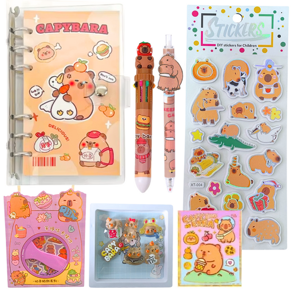 Papelería Capibara Box Medium Capybara Kawaii