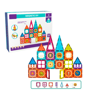 Bloques De Construcción 3d Magnéticos Didáctica Para Niños