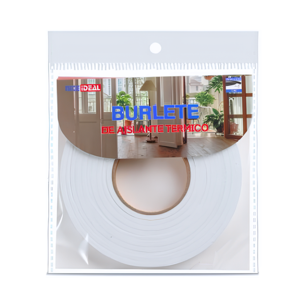 Cinta Selladora Para Puerta Y Ventana 2.5 Cm X 4.5 M Blanca