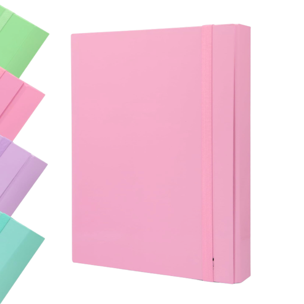 Carpeta Archivadora Porta Documentos Con Elástico Lomo 5cm