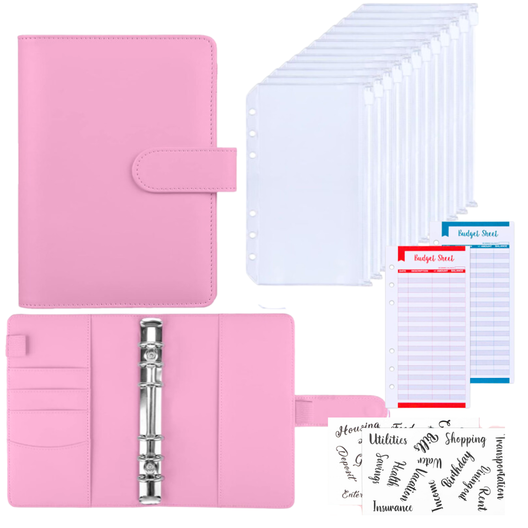 Budget Binder Carpeta Organizadora A6 De Dinero Para Ahorro