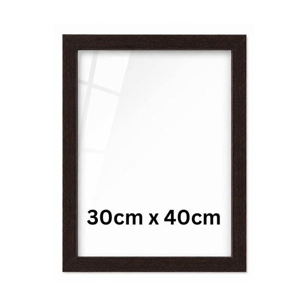 Marco Para Foto 30x40 Cm De Madera Con Vidrio Protector