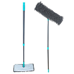 Trapero Microfibra Con Pulidor Y Mango Extensible De 170 Cm