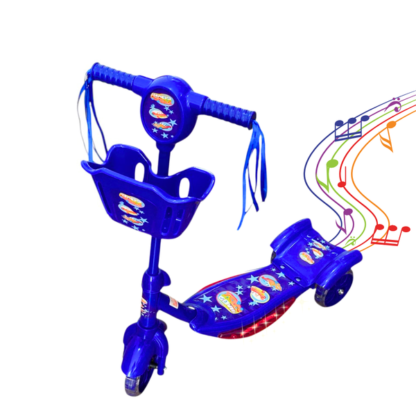 Monopatín Scooter De 3 Ruedas Con Luces Y Sonidos