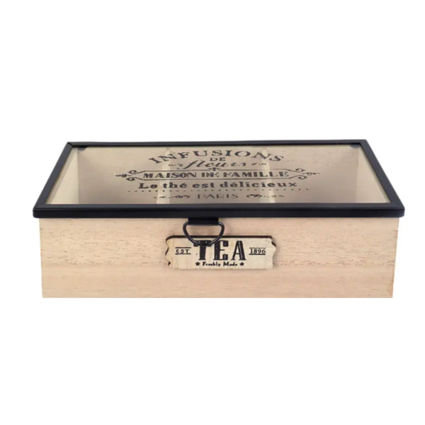 Organizador De Madera Para Bolsas De Té